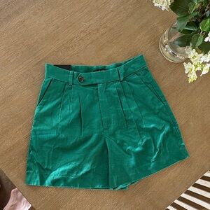 Banana Republic High Waist Green Shorts